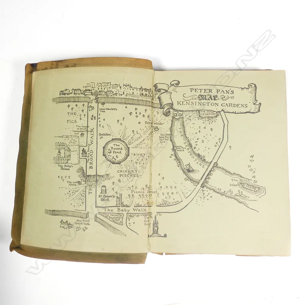 A lovely early edition of Peter Pan in Kensington Gardens by J.M. Barrie Image 1++