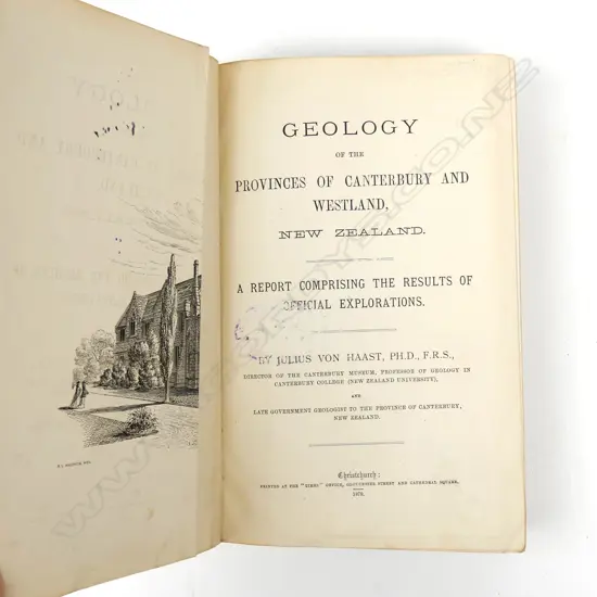 The book 'Geology of Canterbury & Westland