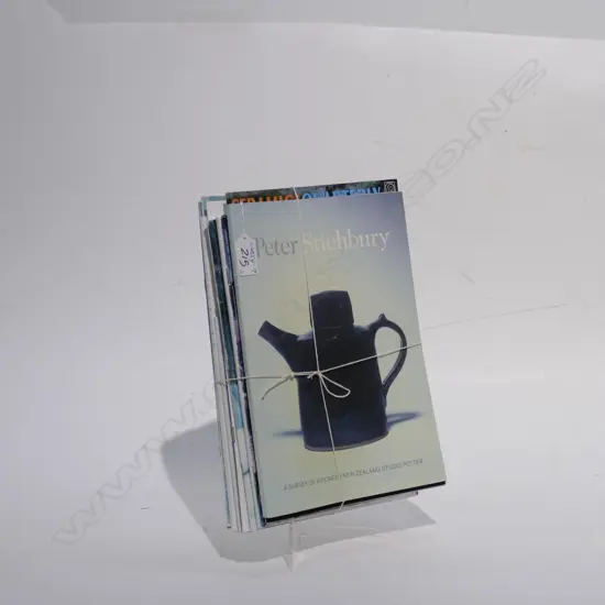 ASST 11 POTTERY BOOKS AND MAGAZINES; STICHBURY ETC