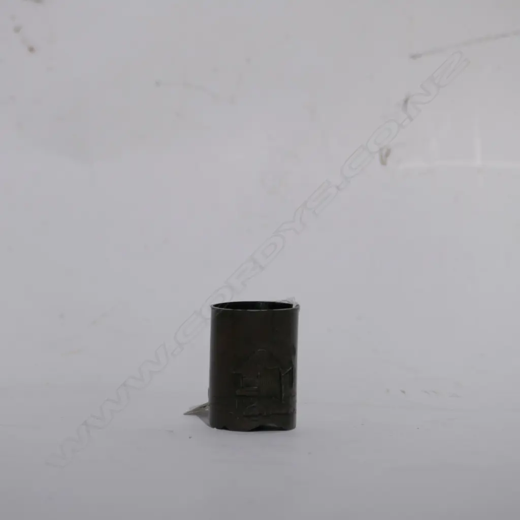 SMALL BRONZE JAPANESE BRUSH POT WITH MOVABLE WINDOW Image 1++