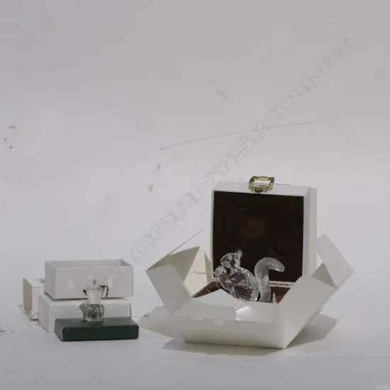 SWAROVSKI CRYSTAL 'THE SQUIRREL 10TH ANNIV.& SMALL COFFEE POT