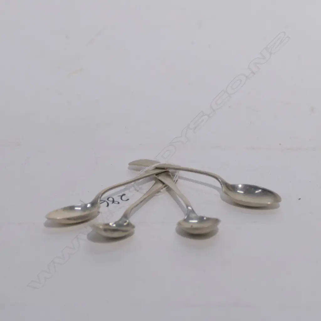 4 STG SILVER TEASPOONS, 40G Image 1++