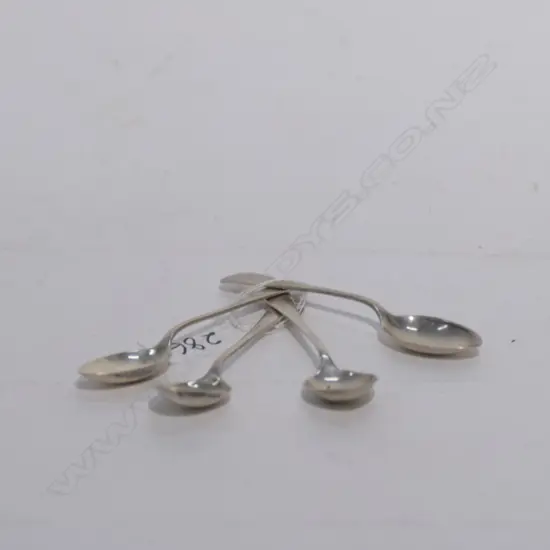 4 STG SILVER TEASPOONS, 40G