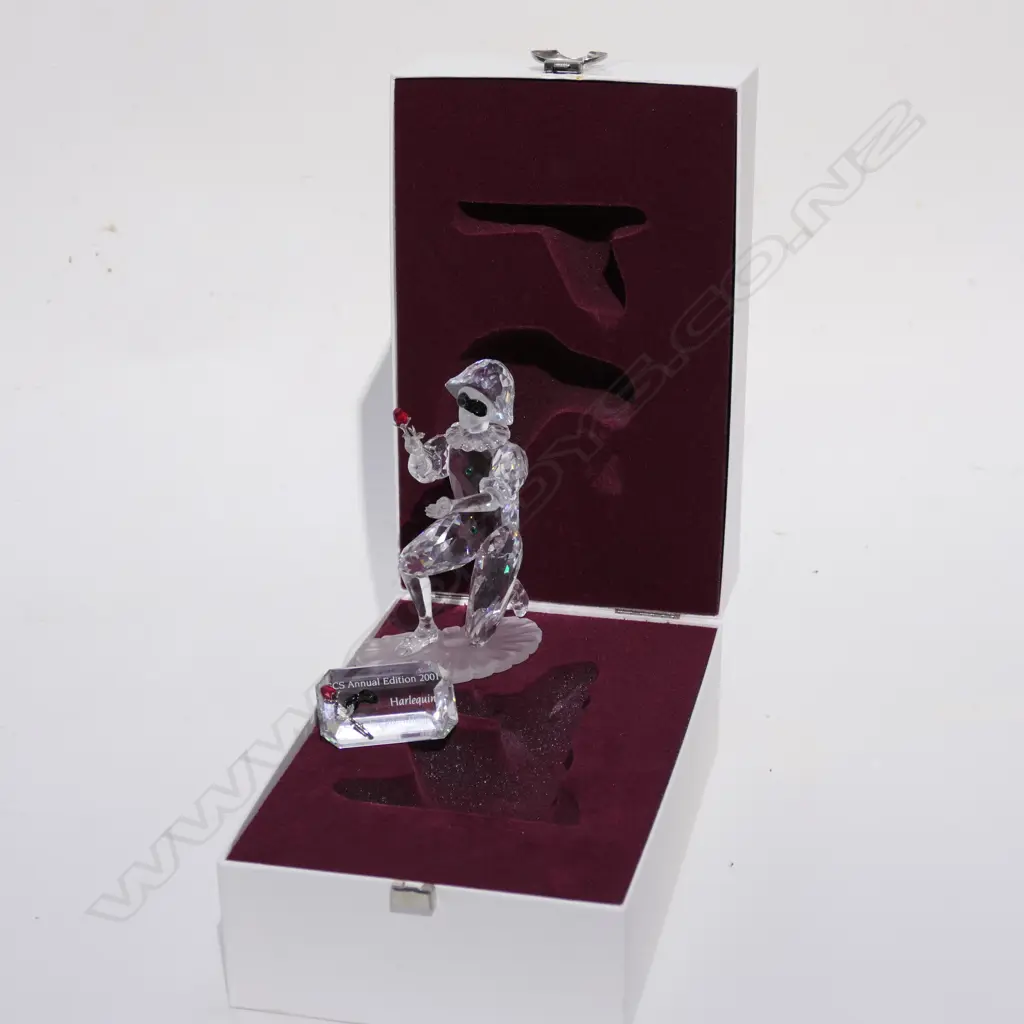 SWAROVSKI CRYSTAL 'MASQUERADE HARLEQUIN' 2001 + STAND Image 1++