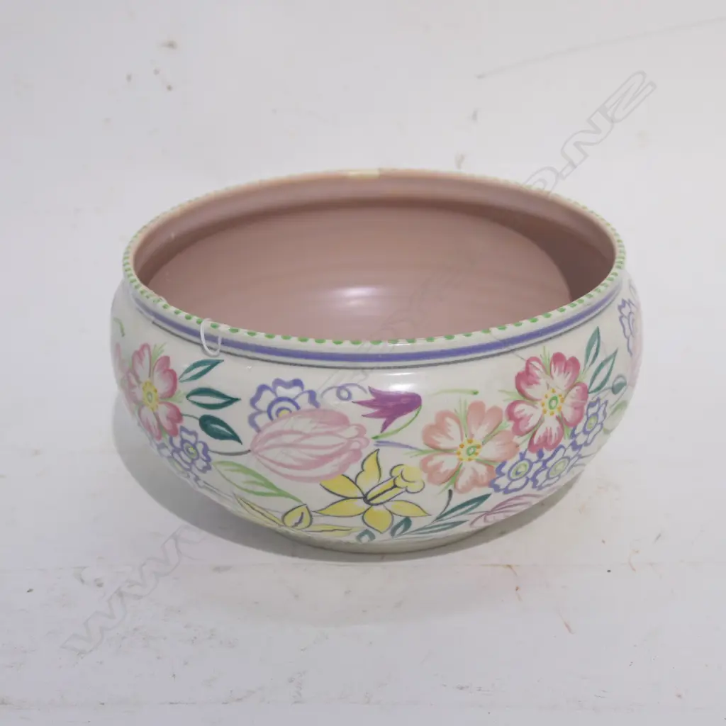 POOLE H /PAINTED BOWL DIA 220 MM Image 1++