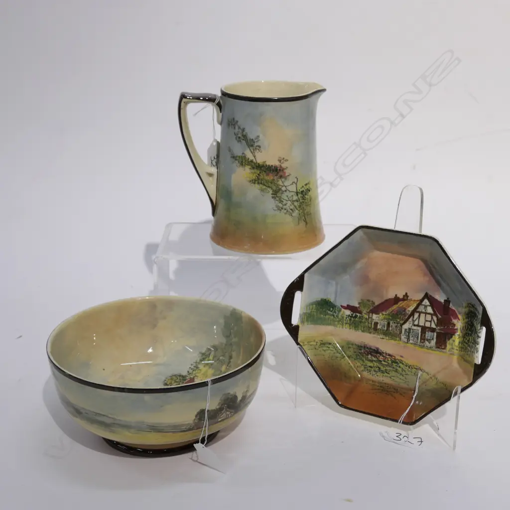 3 ROYAL DOULTON COUNTRY SERIES WARE PIECES Image 1++