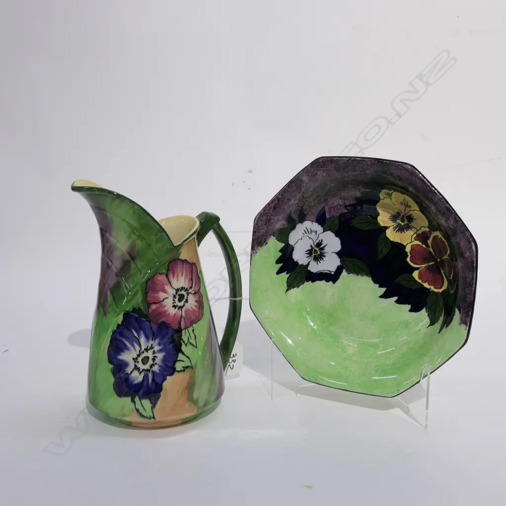 H & K TUNSTALL JUG AND BOWL Image 1++