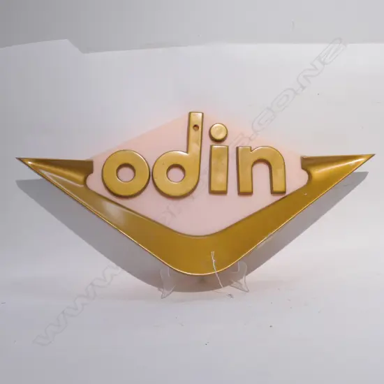 VINTAGE ODIN ACRYLIC SHOP SIGN L 720