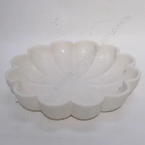 LG MARBLE SCALLOP BOWL
