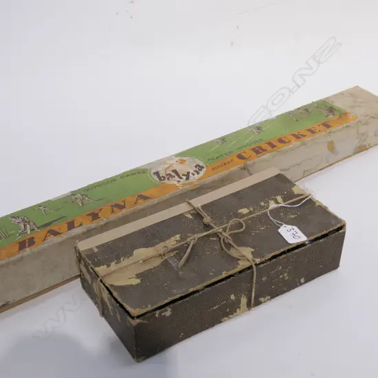 VINTAGE INDOOR BOWLS + CRICKET