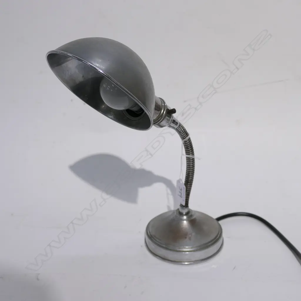 VINTAGE INDUSTRIAL METAL DESK LAMP H. 350MM Image 1++