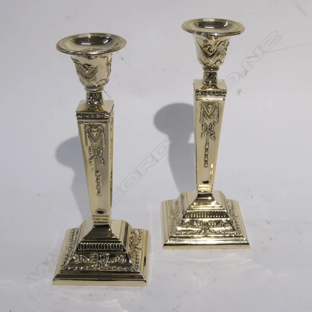 PR GILDED CANDLESTICKS H. 240MM Image 1++