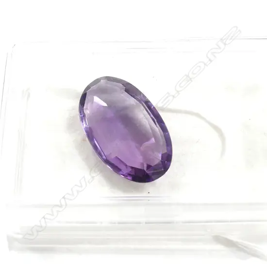 14CT AMETHYST 23 X 13MM