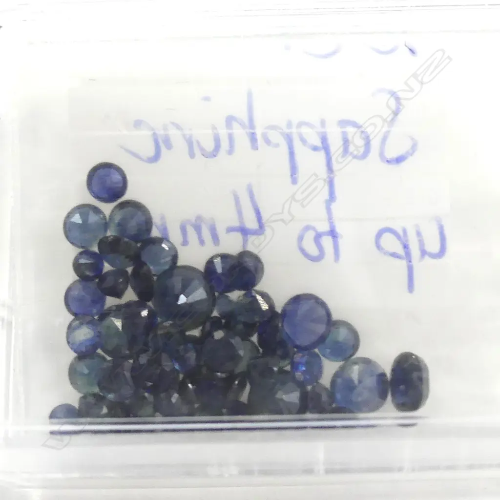 FACET CUT SAPPHIRES TOTAL 10CT Image 1++