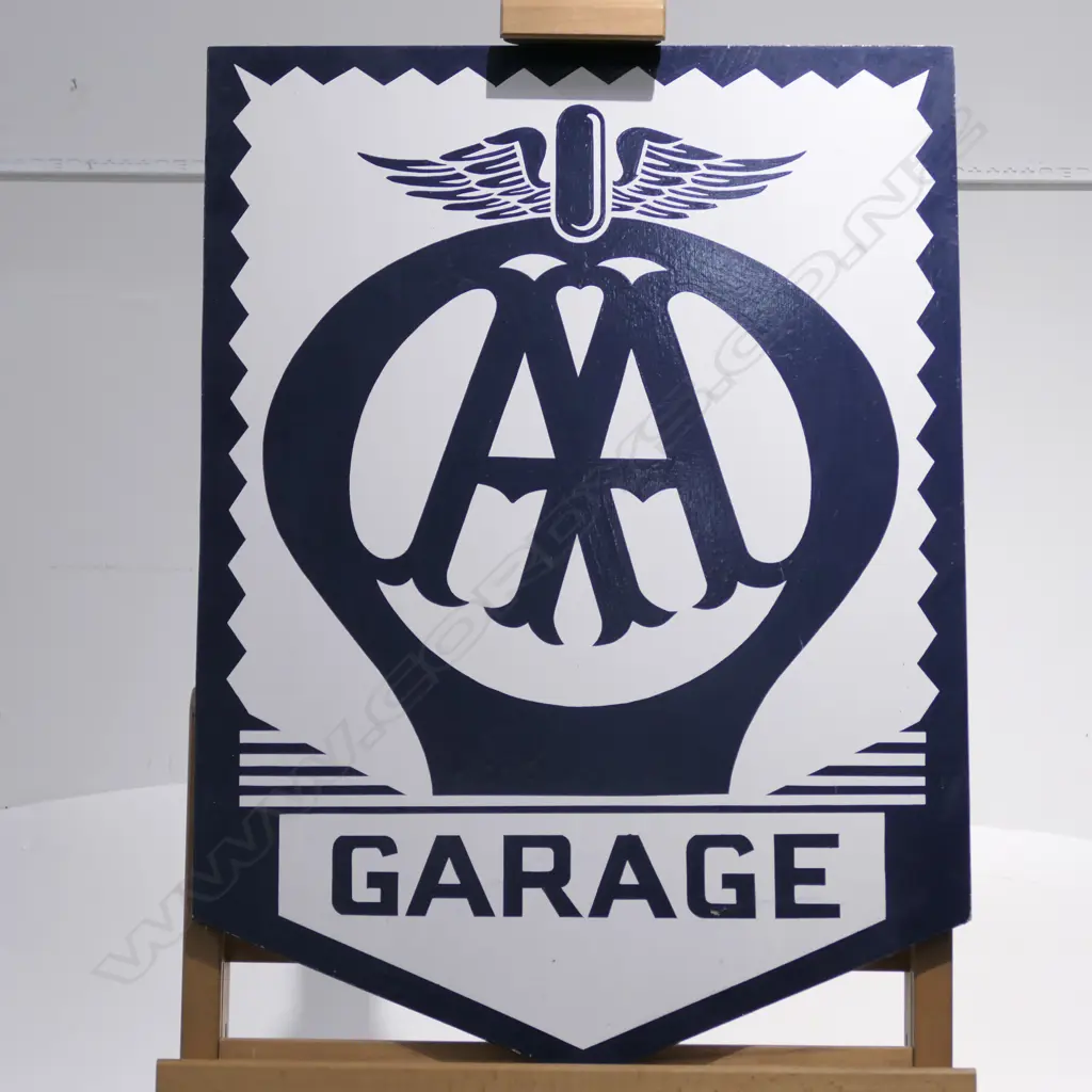 WOODEN AA GARAGE SIGN H 760 MM Image 1++
