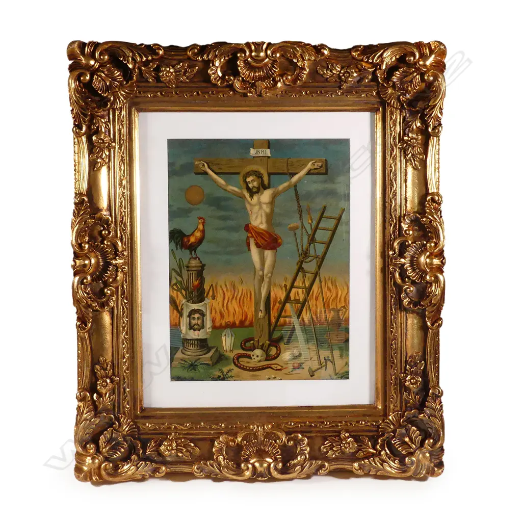 A Victorian religious print Image 1++