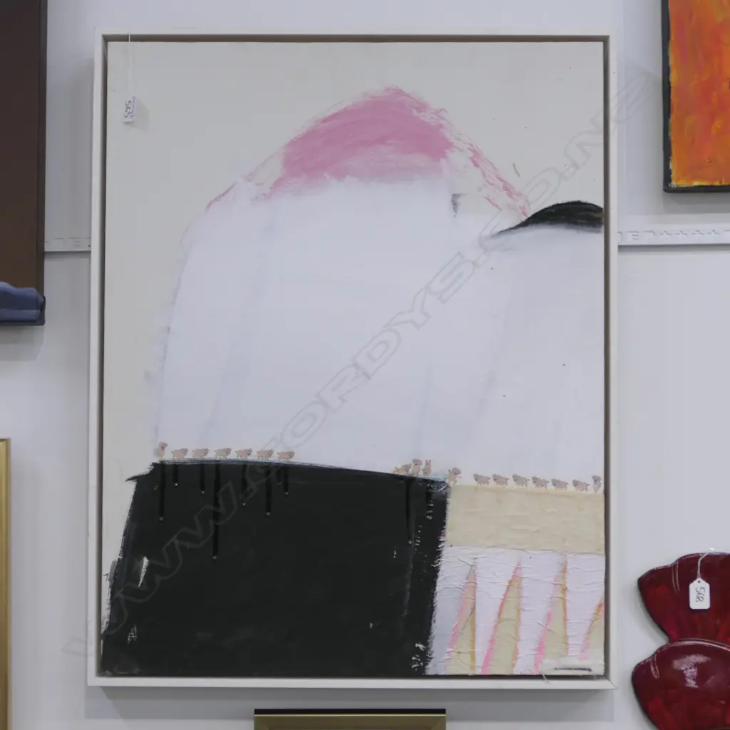 J BLACKBURN ACRYLIC ON CANVAS BOARD MURIWAI 2009 820 X 630  Image 1++