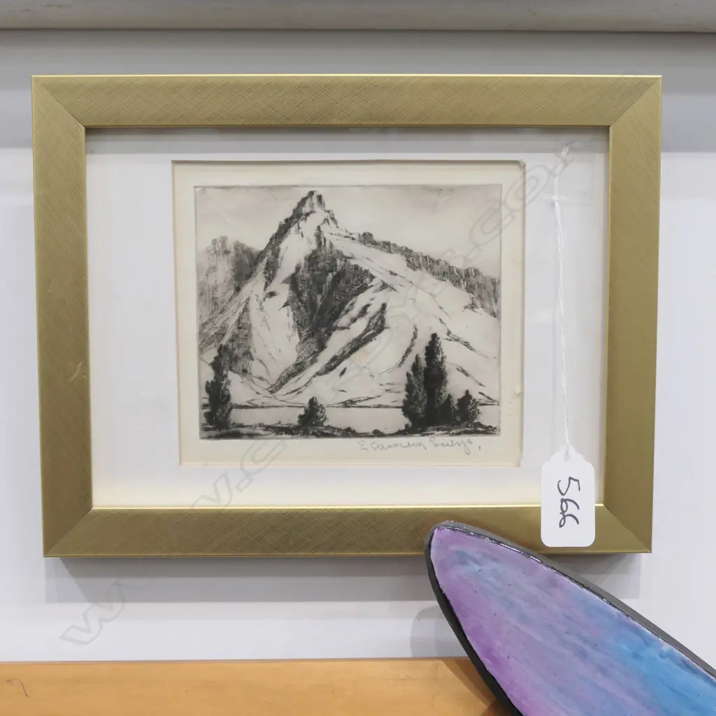 NZ SGD ETCHING EDGAR SEEYLE Image 1++