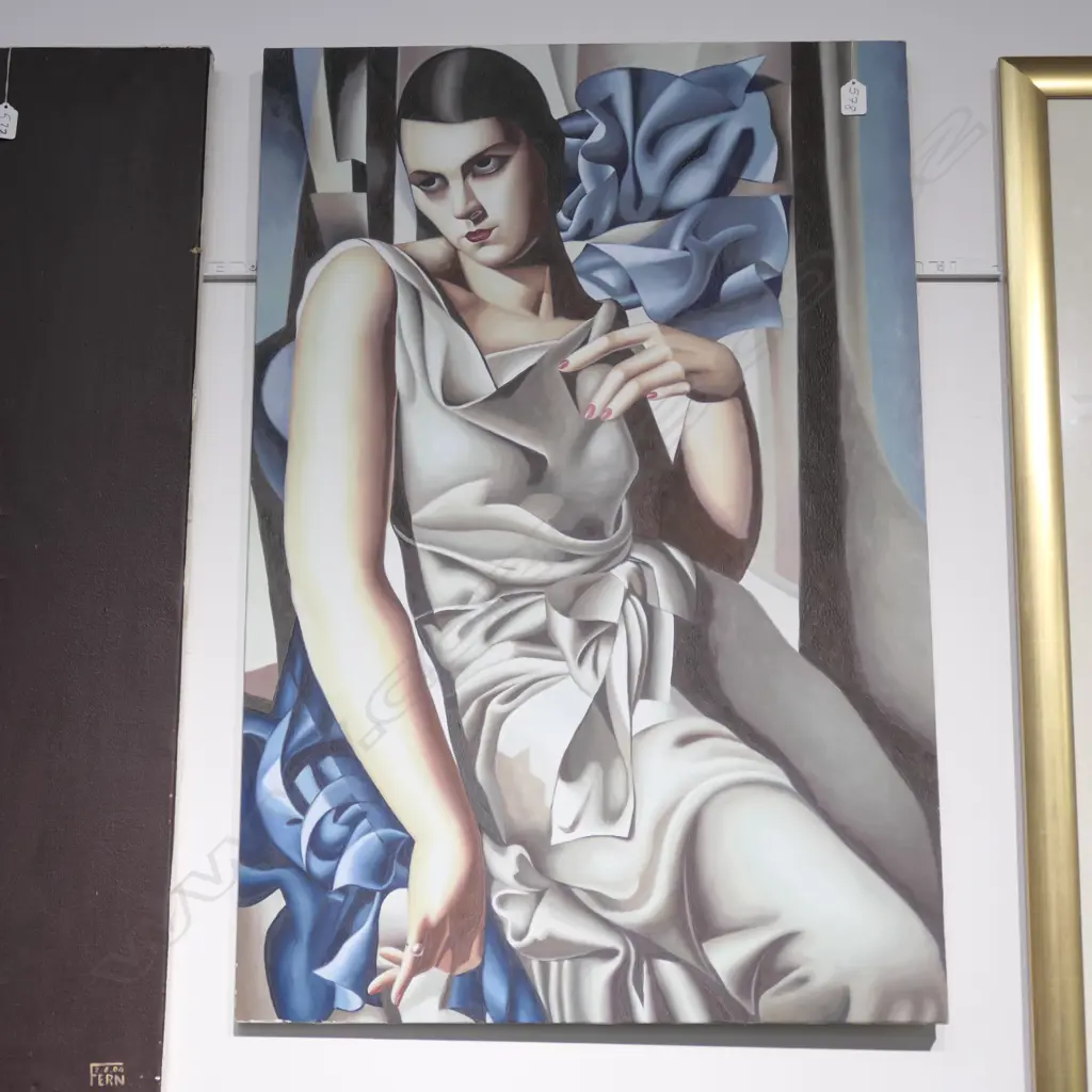 AFTER TAMARA DE LEMPICKA PORTRAIT OF MADAME M Image 1++