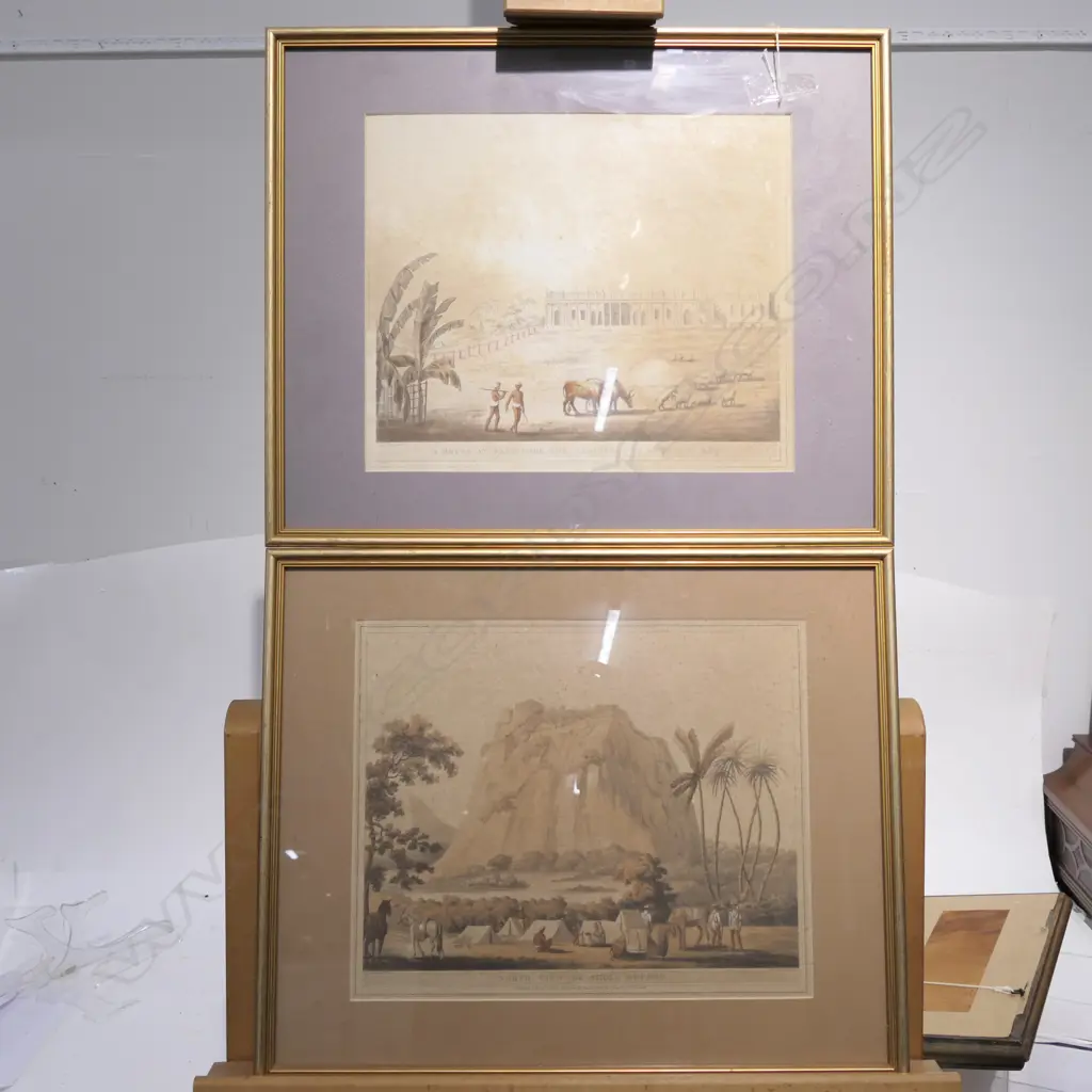 PR OF FRAMED COLOUR LITHOS A/F 400 X 480 MM Image 1++