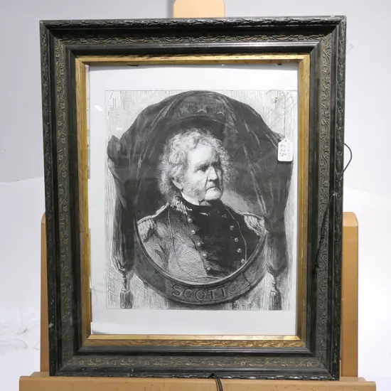 FRAMED PRINT OF SCOTT H 570 MM