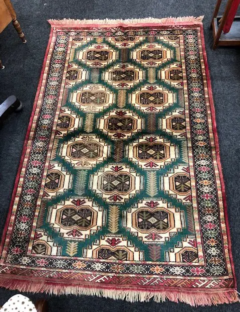 (33G) IRANIAN GHOUCHAN HAND KNOTTED RUG 1920 X 1300 Image 1++