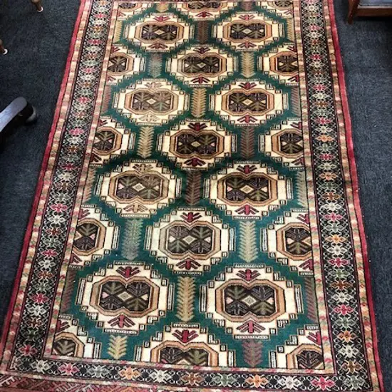 (33G) IRANIAN GHOUCHAN HAND KNOTTED RUG 1920 X 1300