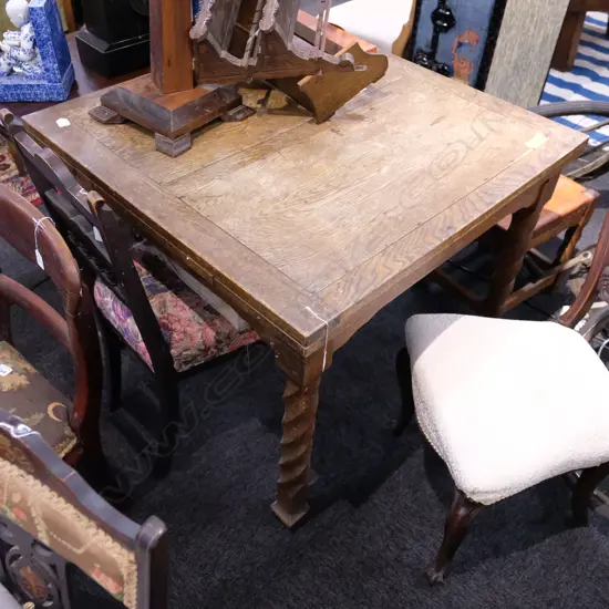 OAK EXTENSION DINNING TABLE TOP A/F