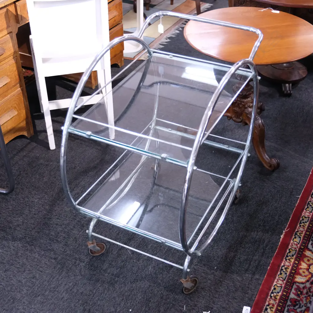 ART DECO TEA TROLLEY Image 1++