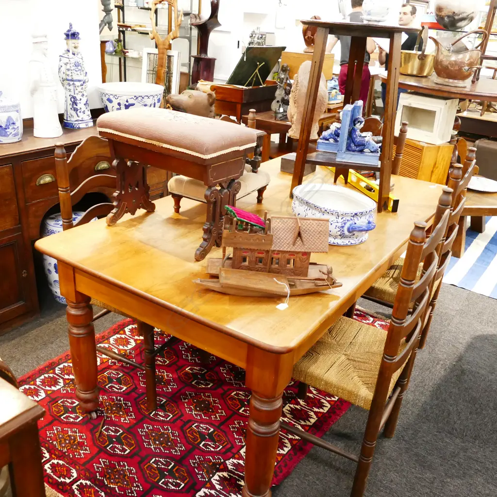 KAURI SCRUB TOP KITCHEN TABLE L. 1800MM Image 1++