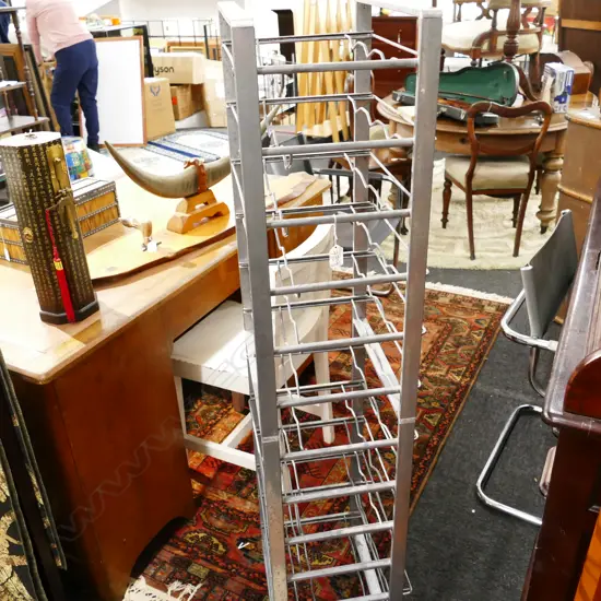 METAL UPRIGHT WINE RACK H 1410 MM