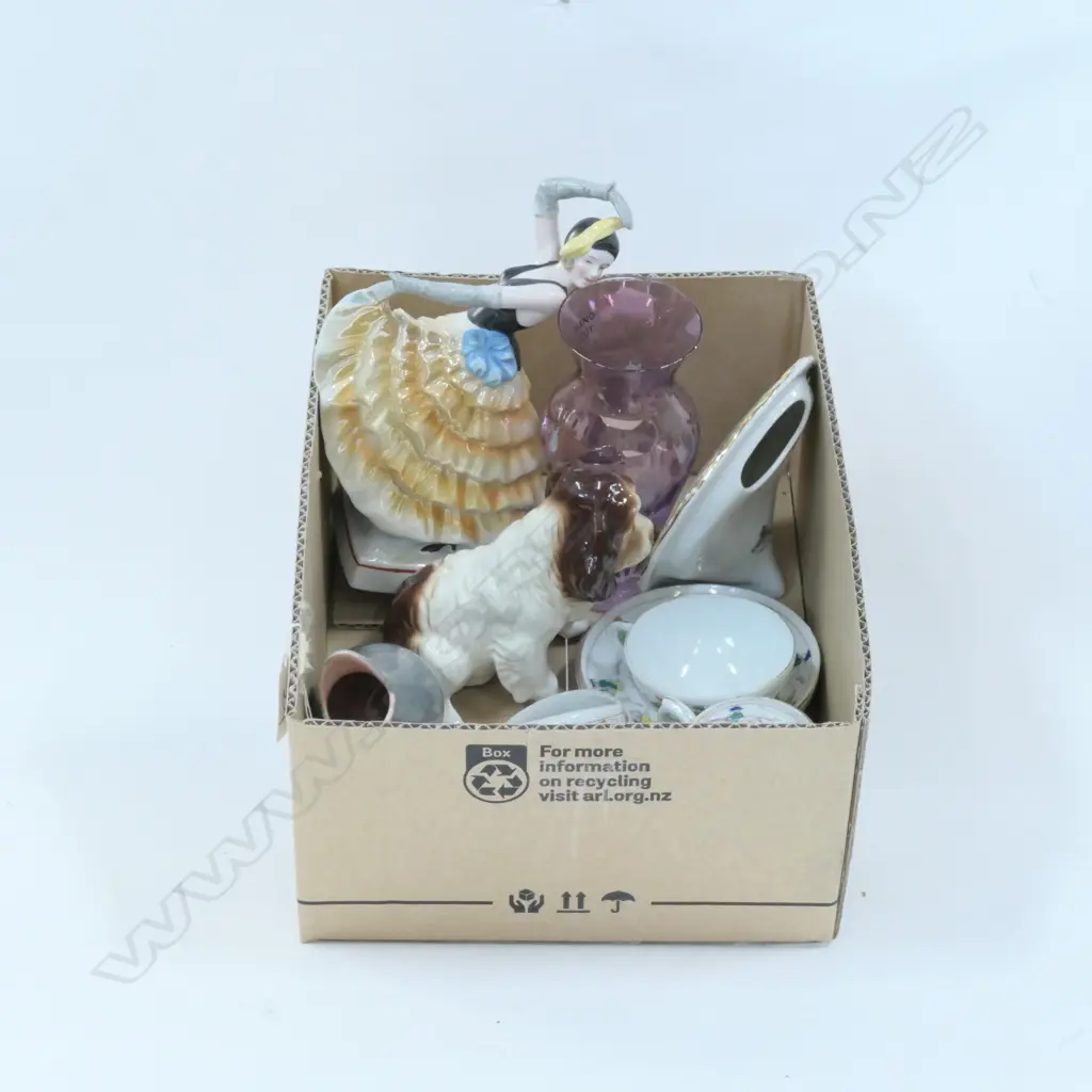 LOT ASST CHINA INCL. CHILDRENS PORCELAIN TEA SET / WADE ETC Image 1++