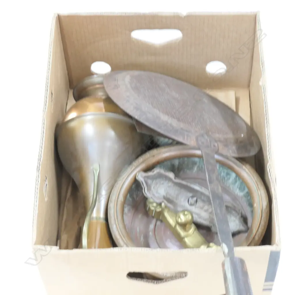 LOT COPPER AND BRASSWARE Image 1++
