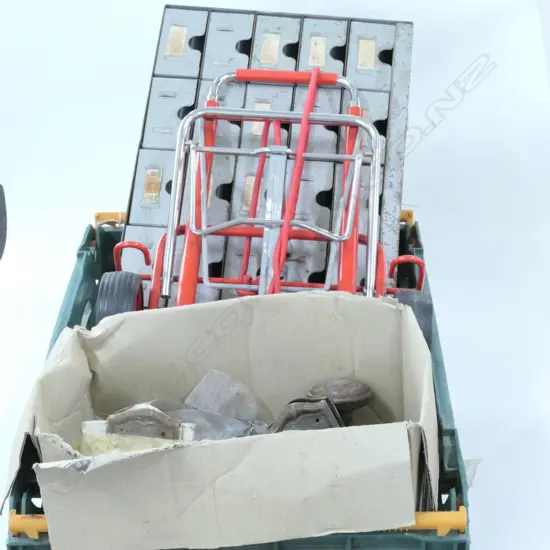 TOOLS & SM TOOL BOX, & OLD DOOR PLATES & HANDLES