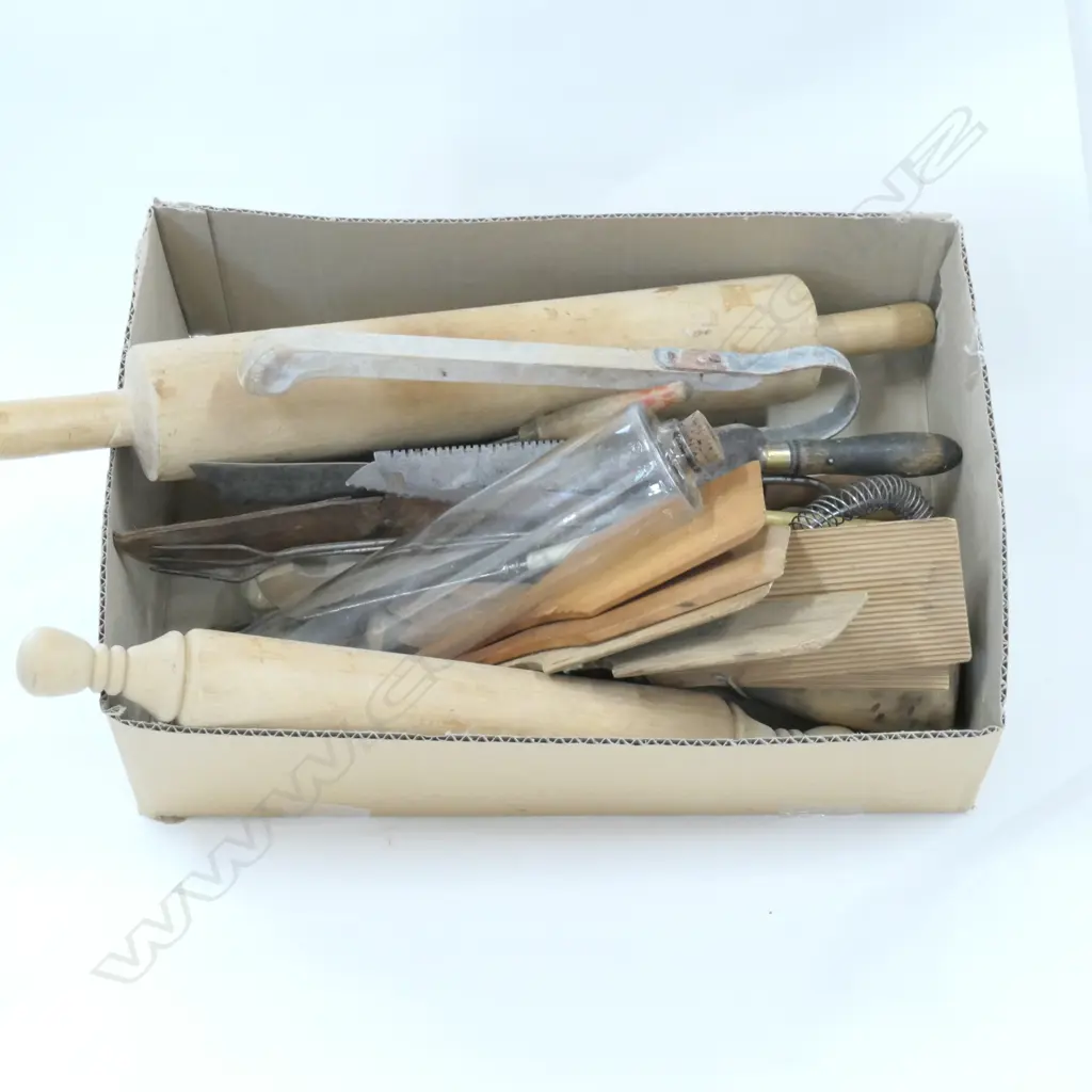 LOT VINTAGE ROLLING PINS ETC Image 1++