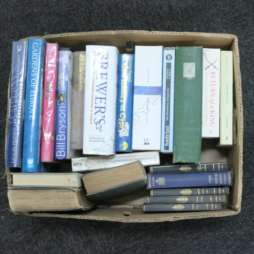 3 BOXES ASST BOOKS INCL. REFERENCE / HISTORY ETC Image 1++