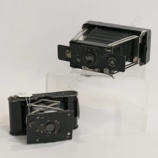 TWO FOLDING CAMERAS - ENSIGN & KODAK