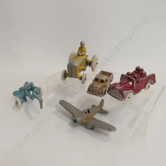 4 FUN HO TOYS + 1 OTHER ALUMINIUM PICK-UP