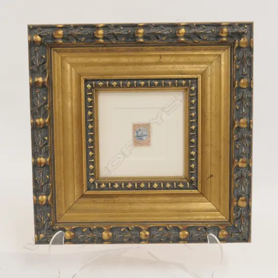 FRAMED NZ STAMP JOSEPH GAUT DESIGN 