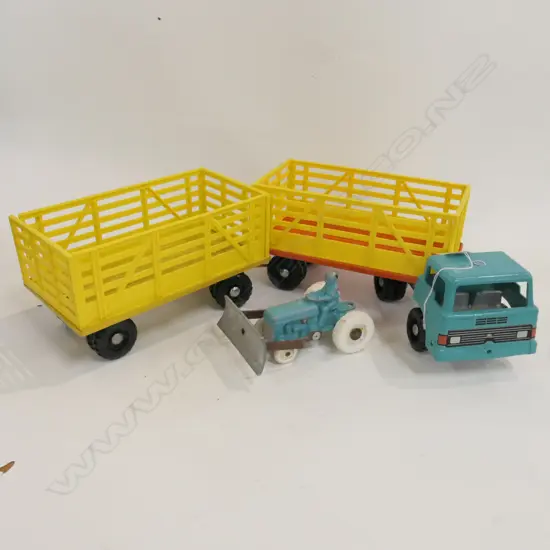 FUN HO ARTICULATED TRUCK & TRAILER + TRACTOR