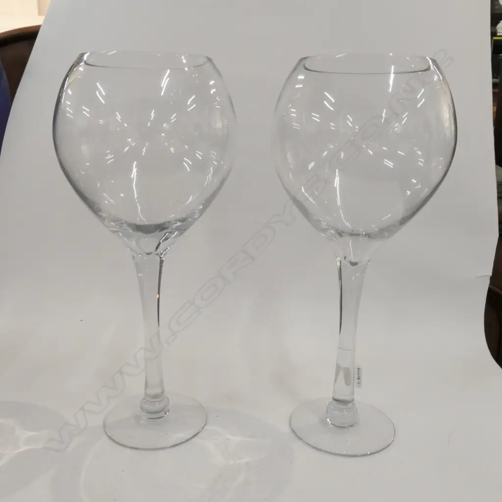 PR OVERSIZED GLASS WINE GLASSES H. 455 Image 1++