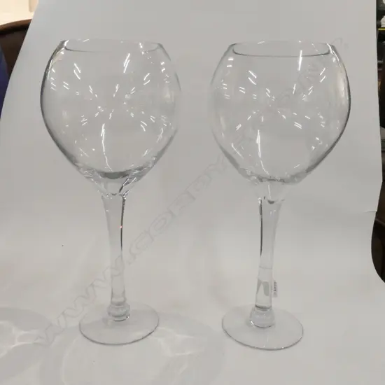 PR OVERSIZED GLASS WINE GLASSES H. 455