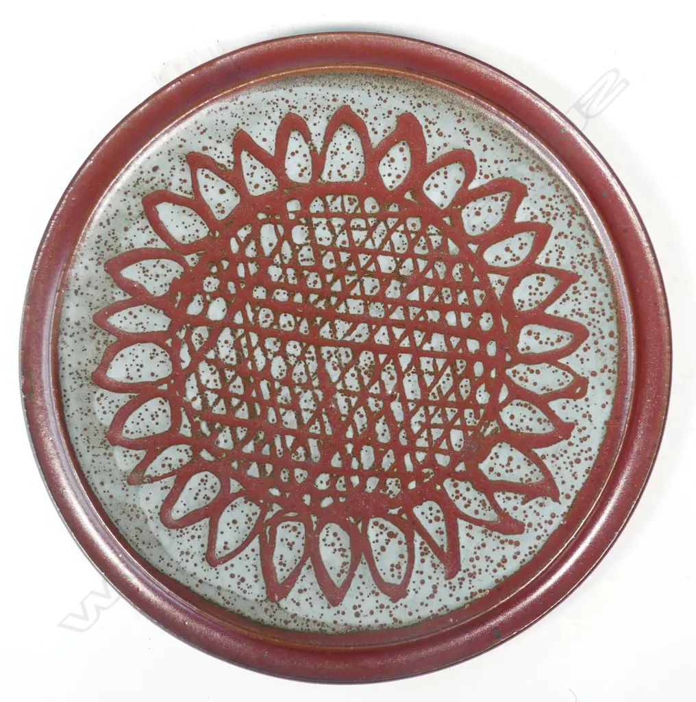 LARGE MIREK SMISEK STONEWARE CHARGER, Image 1++