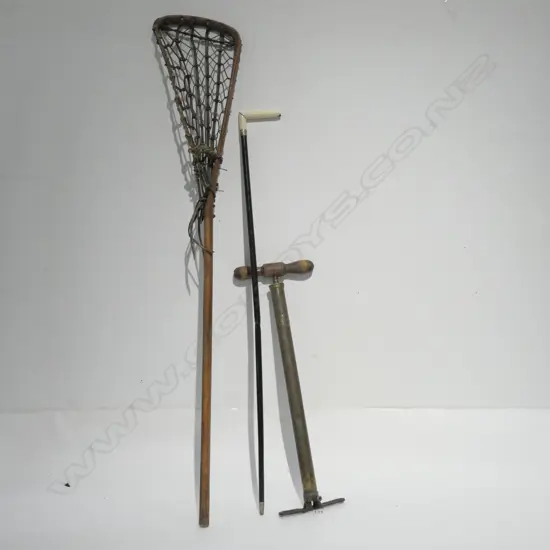 WALKING STICK / PUMP AND RACQUET