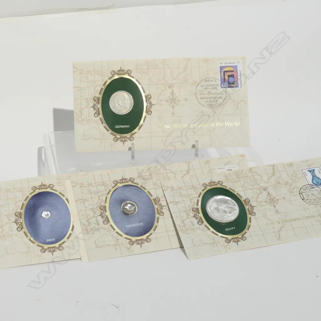 4 GREAT HISTORIC COINS OF THE WORLD Image 1++