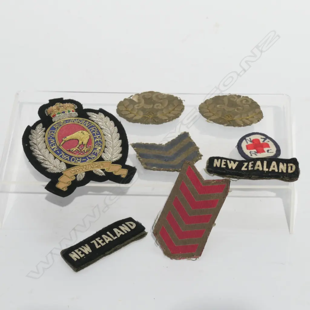 7 BADGES; ROYAL INF. REGIMENT ETC.. Image 1++