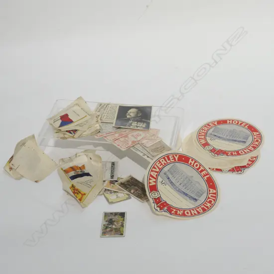 BAG OF CIG. CARDS ETC. ; & OTHER GROUP