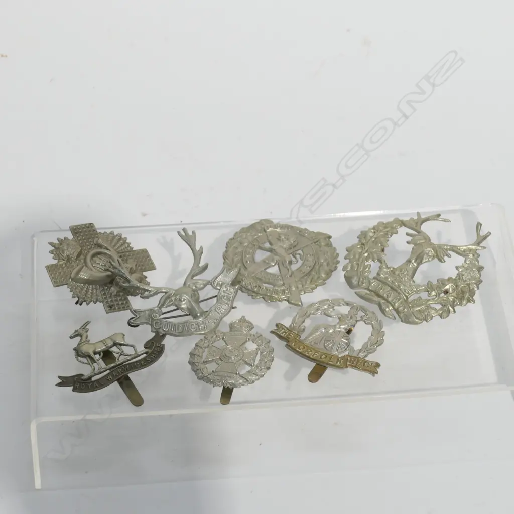 SEVEN BRITISH WWI BADGES Image 1++