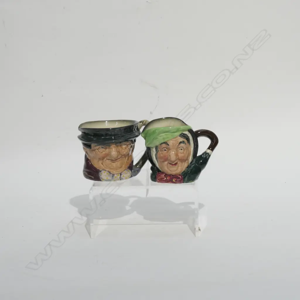 TWO R/D CHARACTER JUGS BACK STAMP Image 1++