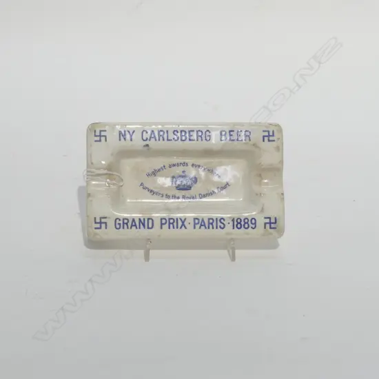 CARLSBERG BEER ASH TRAY, (GRAND PRIX PARIS 1889)